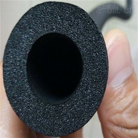 阻燃橡塑管开口保温管黑色橡塑