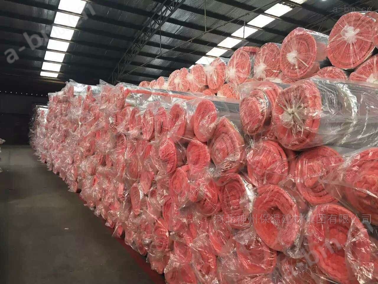 红色玻璃棉卷毡 绵竹抽真空保温卷价格
